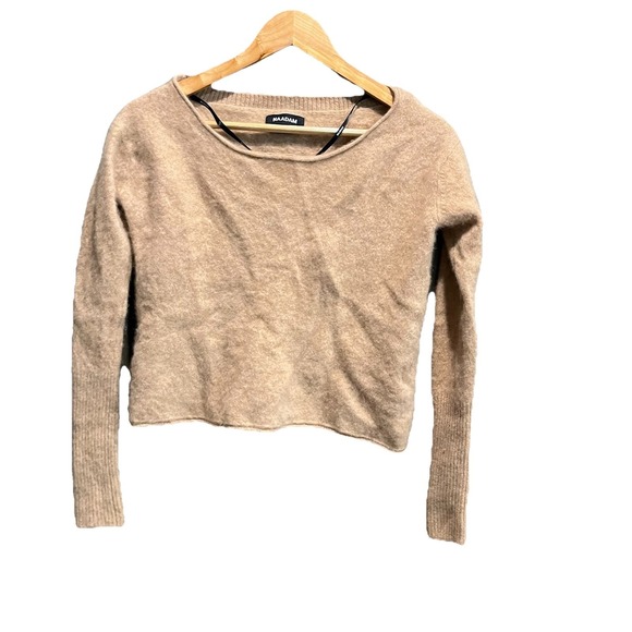 NAADAM Sweaters - Naadam Beige 100% Cashmere Long Sleeve Women's Cropped Sweater Size Medium